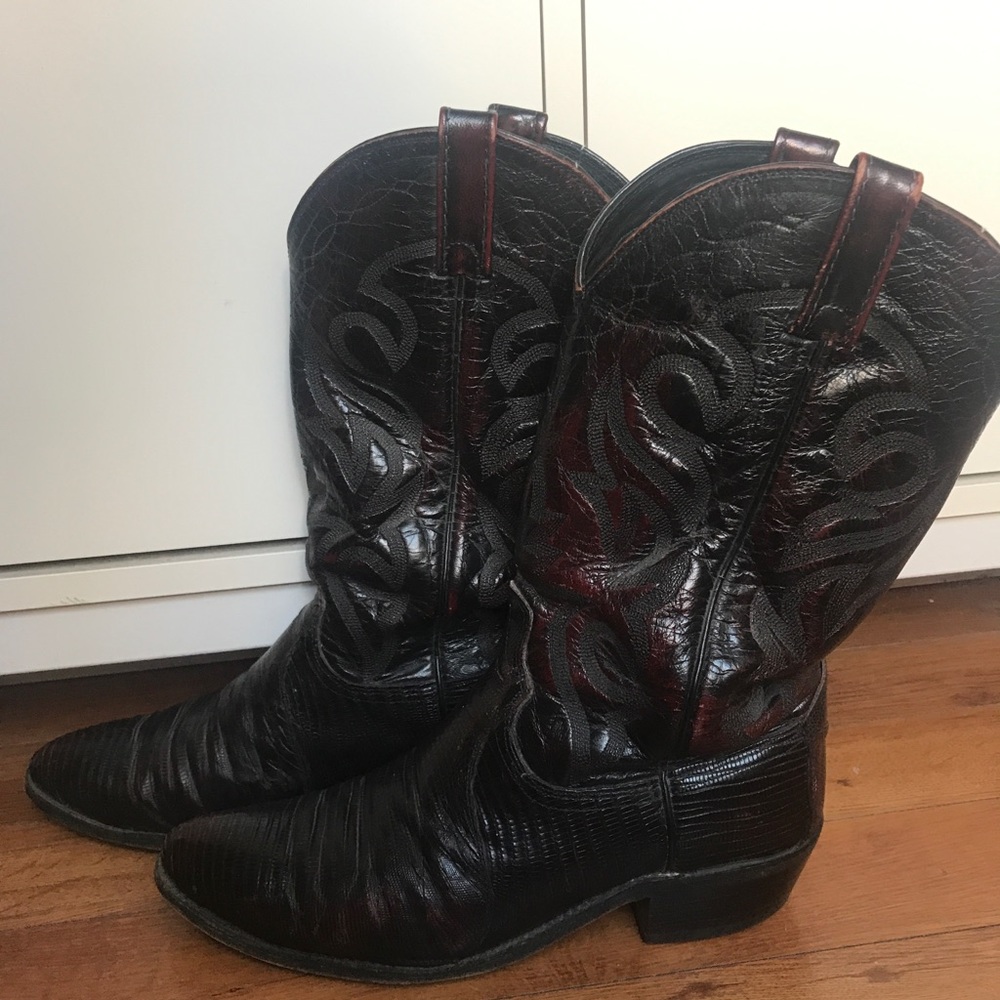Vintage 90s Dan Post Cowboy Boots